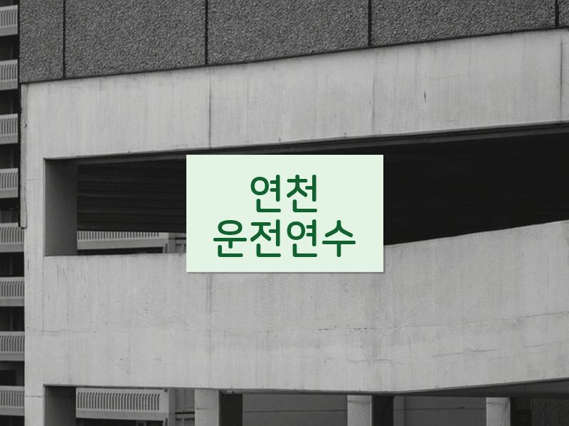 연천운전연수 후기