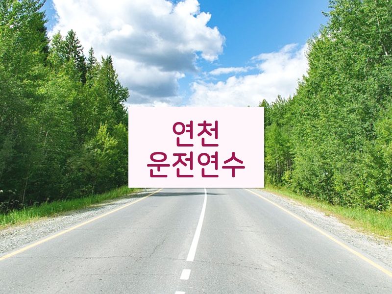 연천운전연수 후기