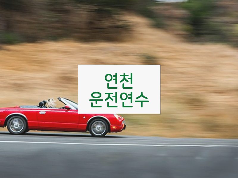 연천운전연수 후기
