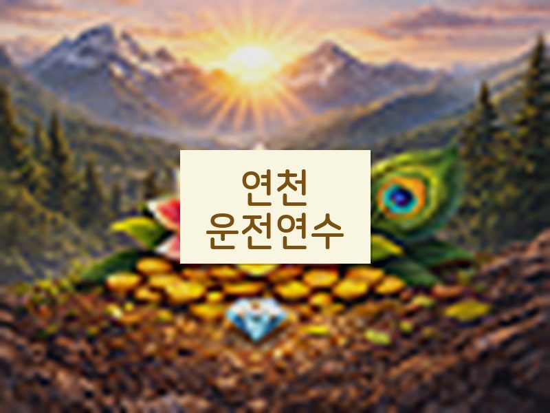 연천운전연수 후기