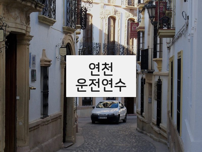 연천운전연수 후기