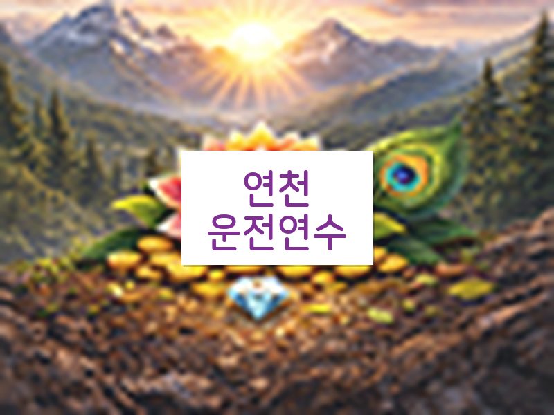 연천운전연수 후기