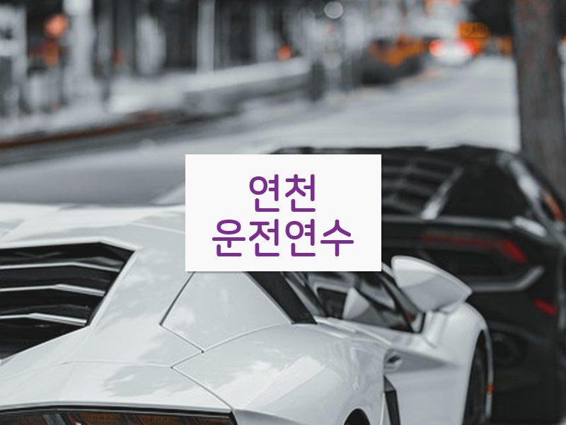 연천운전연수 후기