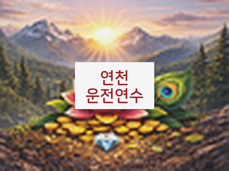 연천운전연수 후기