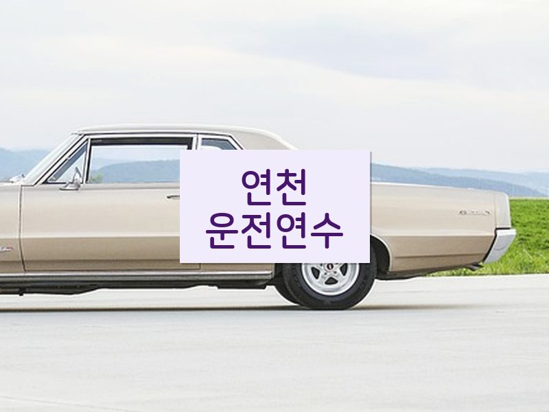 연천운전연수 후기