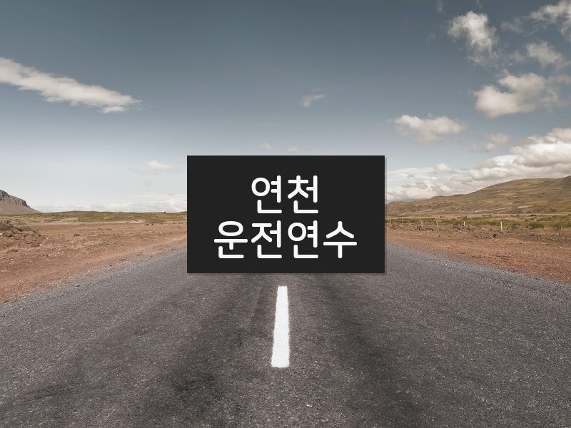 연천운전연수 후기