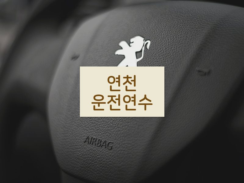 연천운전연수 후기