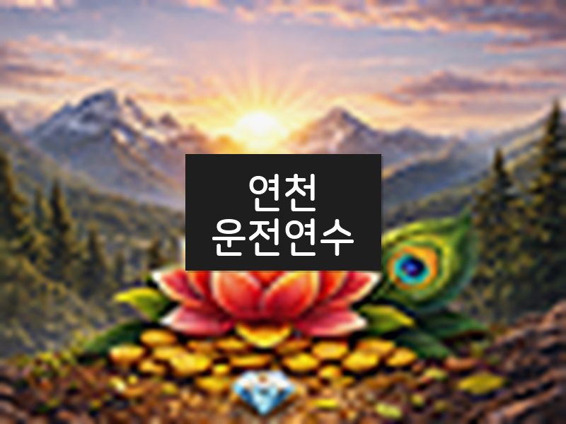연천운전연수 후기