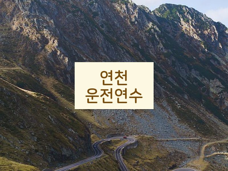 연천운전연수 후기