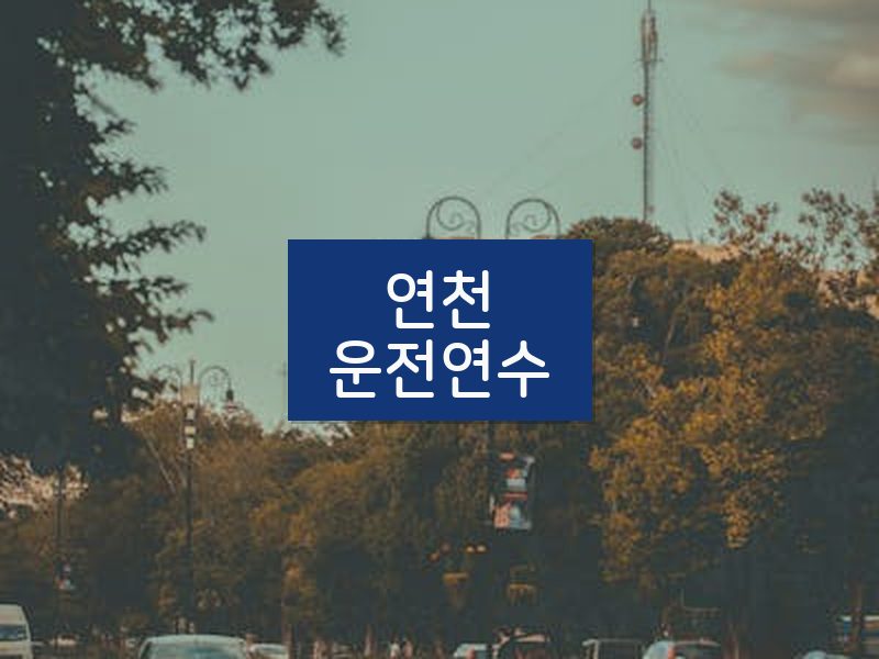 연천운전연수 후기