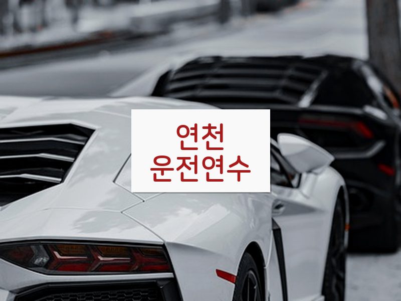 연천운전연수 후기