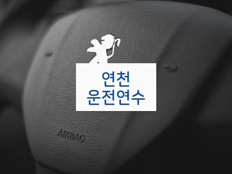 연천운전연수 후기