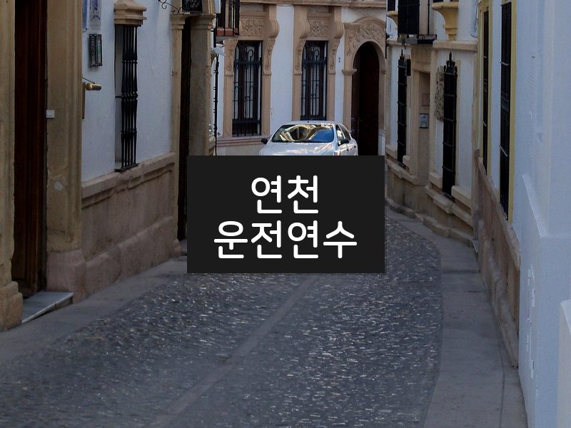 연천운전연수 후기