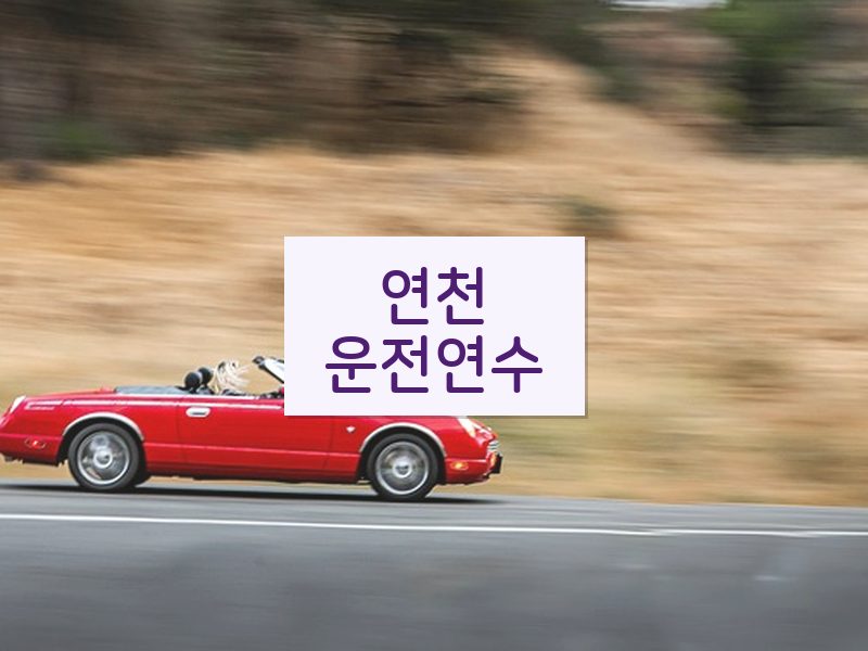 연천운전연수 후기