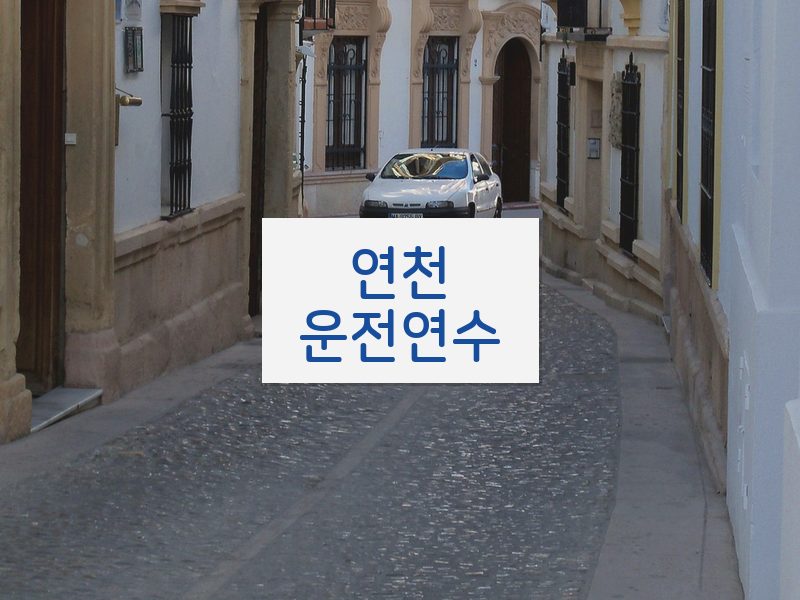 연천운전연수 후기